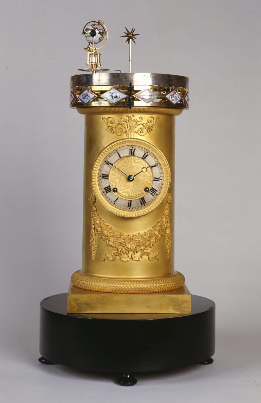 François Ducommun, An early 19th Century Swiss planetarium clock, by François Ducommun, Switzerland, date circa 1810