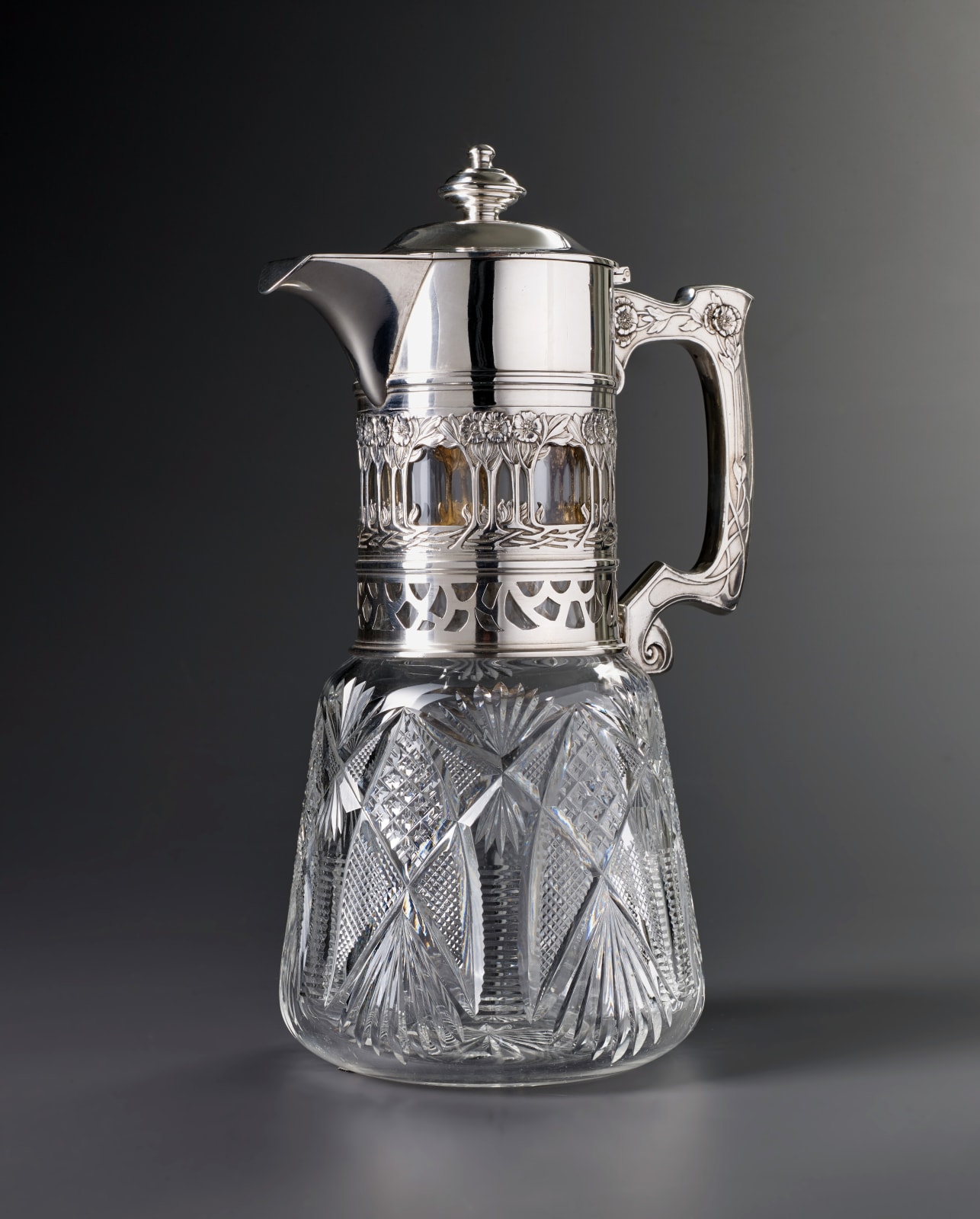 Khlebnikov Sons, A Russian claret jug by Khlebnikov, Russia, 1890