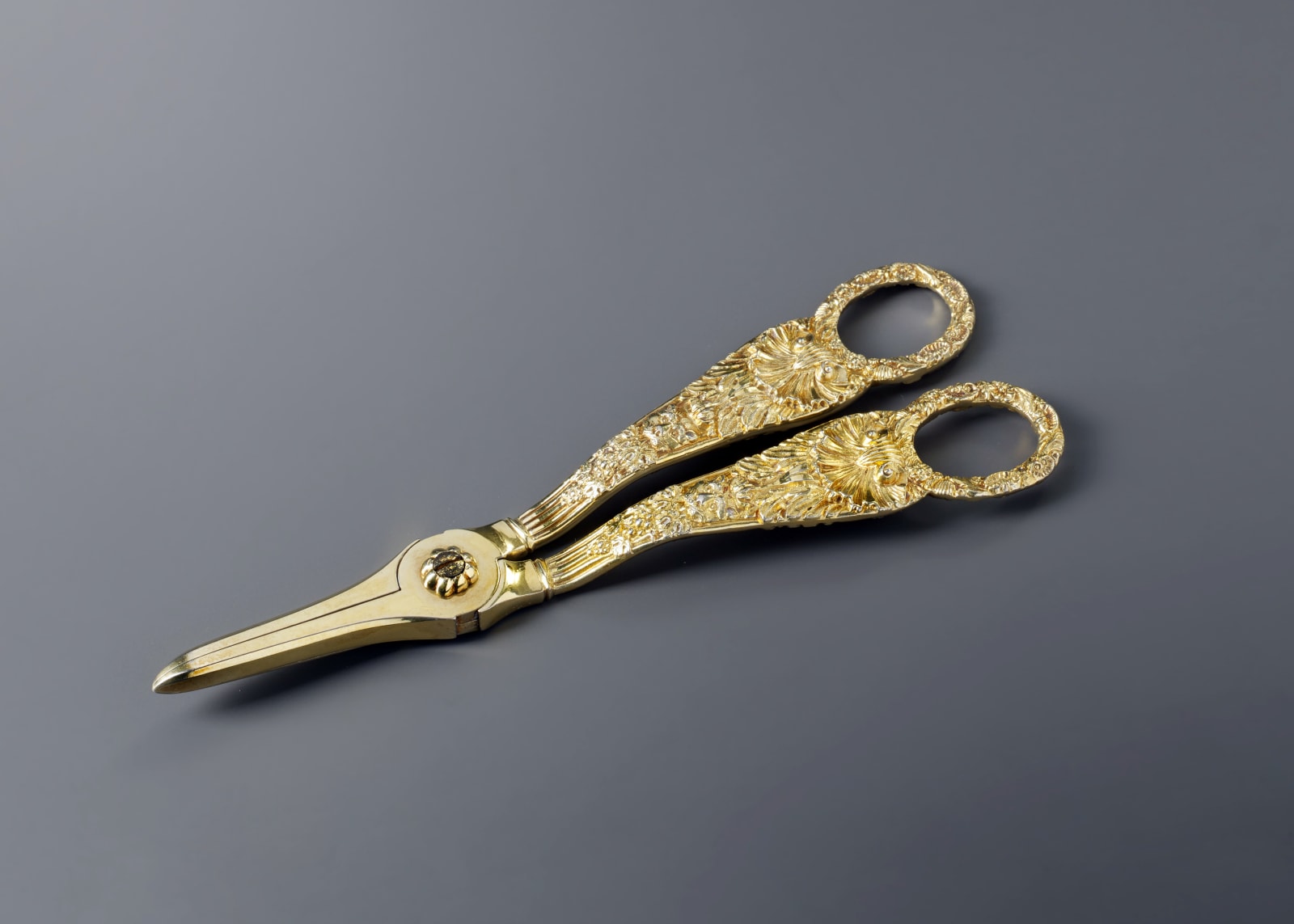 W. Eley, A Victorian grape scissors, by W. Eley, English, date circa 1880