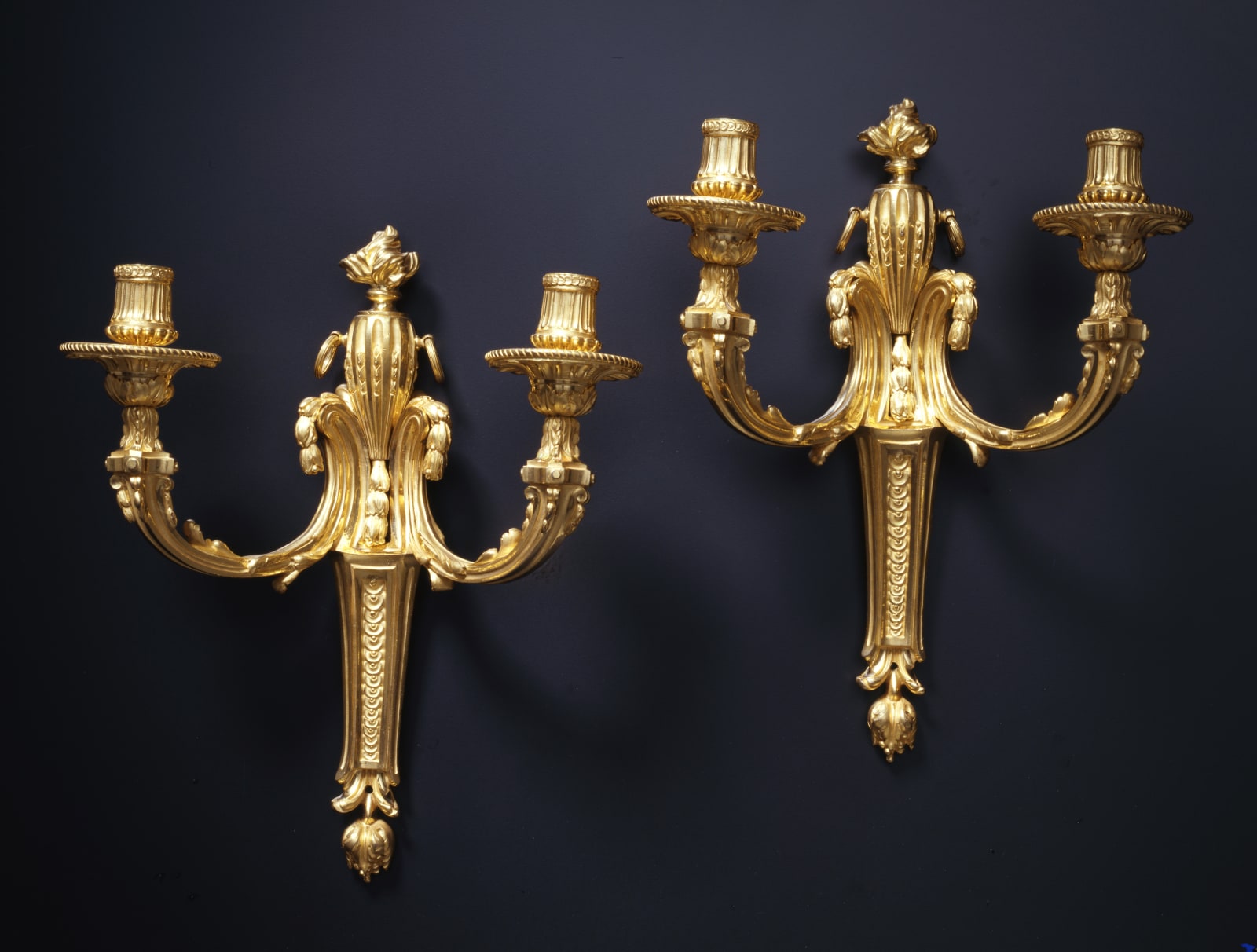 Unknown, A pair of Louis XVI two-light wall-lights, Paris, date circa 1760-65