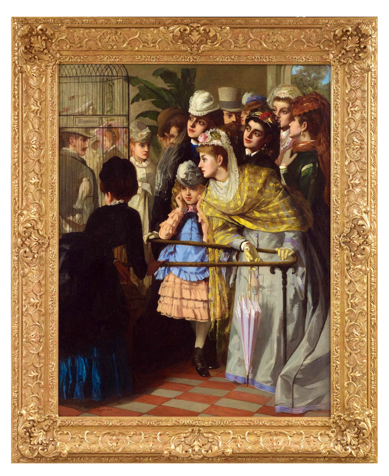 William Holyoake , “The Captives” by William Holyoake (1834-1894), English, date circa 1880