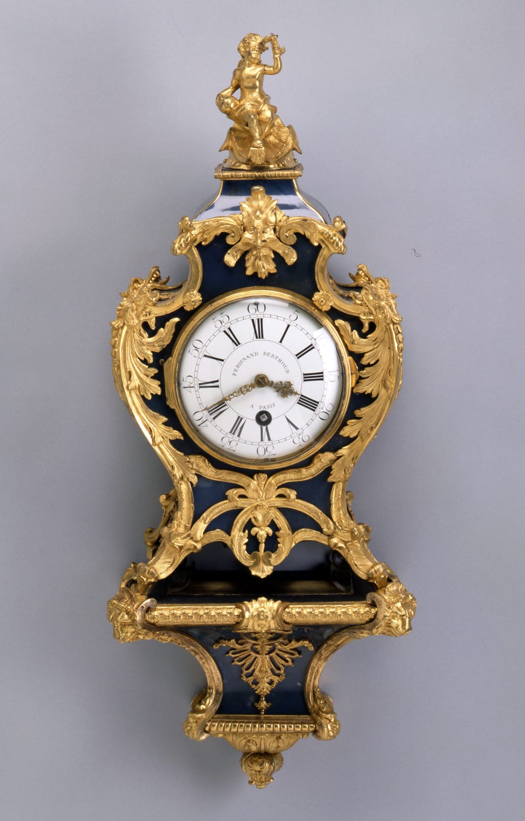 Ferdinand Berthoud, A Louis XV bracket clock of eight day duration, by Ferdinand Berthoud, Paris, date circa 1750