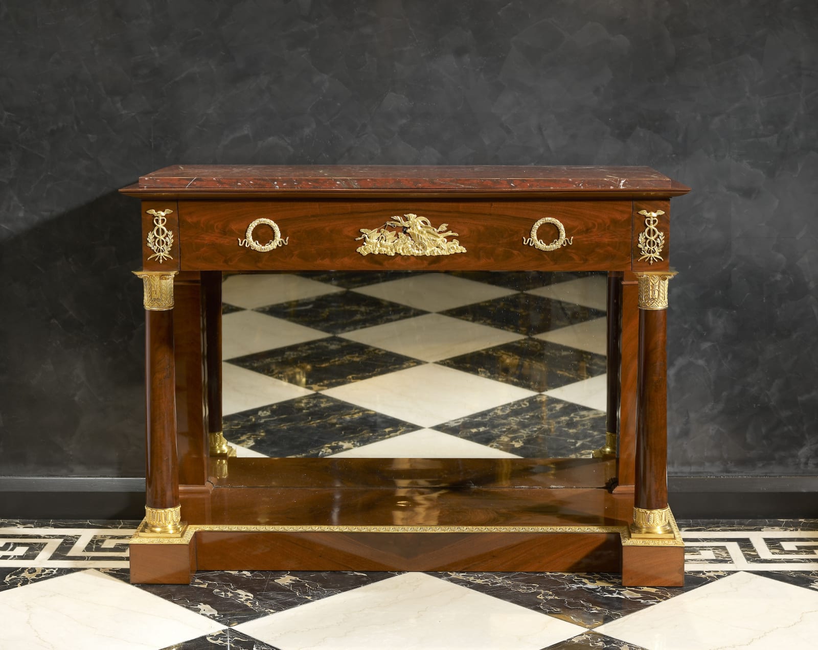 Jacob-Desmalter (attributed to), An Empire console-secrétaire attributed to Jacob-Desmalter, Paris, date circa 1805-10