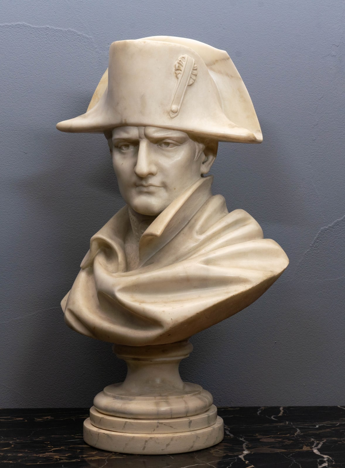 A WHITE MARBLE BUST OF NAPOLEON BONAPARTE, Paris, date circa 1810-20