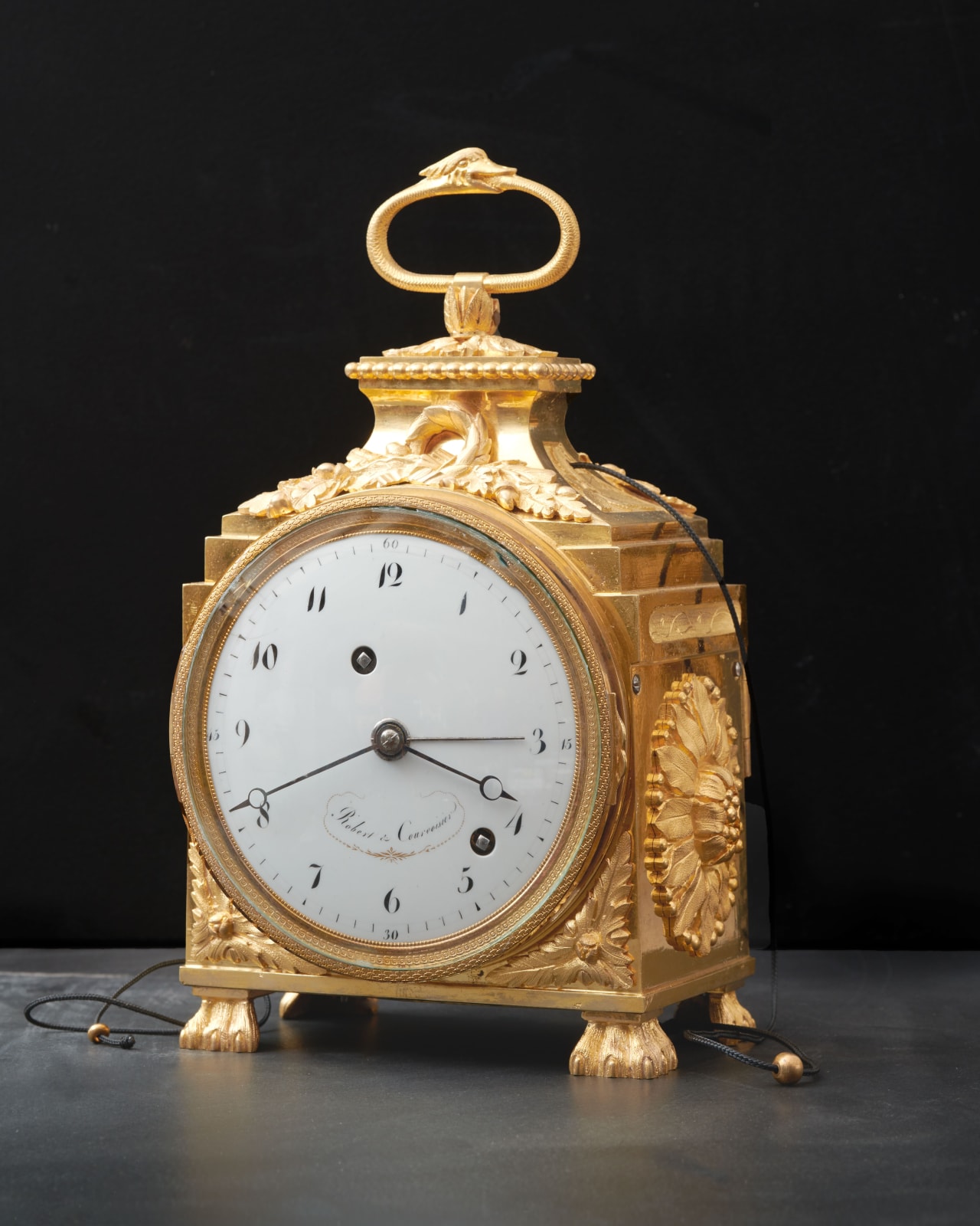Robert & Couvoisier, A Directoire Grande and Petite Sonnerie Pendule d’Officier by Robert & Courvoisier, La Chaux de Fonds, date circa 1800