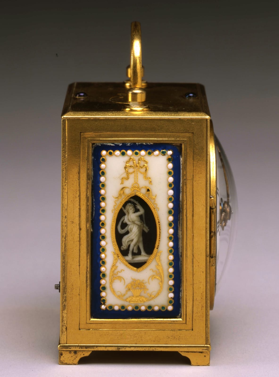 Antide Janvier, A Louis XVI miniature travelling clock by Antide Janvier, Paris, date circa 1785