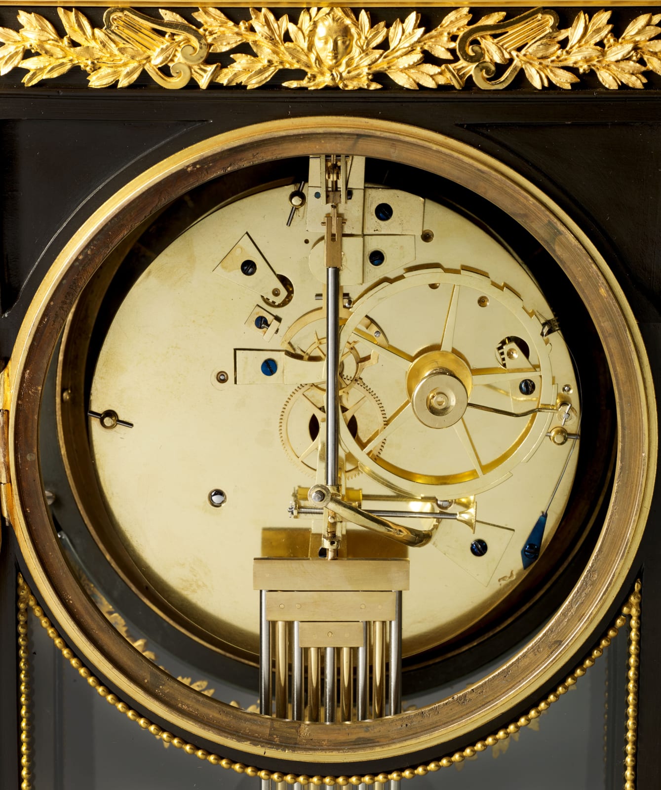 Lamiral, A Directoire table regulator of at least two weeks duration by Lamiral, Paris, date circa 1795