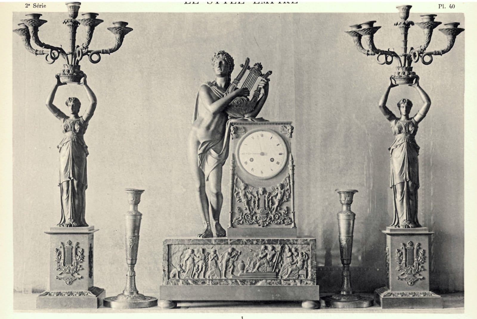 Claude Galle, An Empire clock by Claude Galle, Paris, date circa 1805