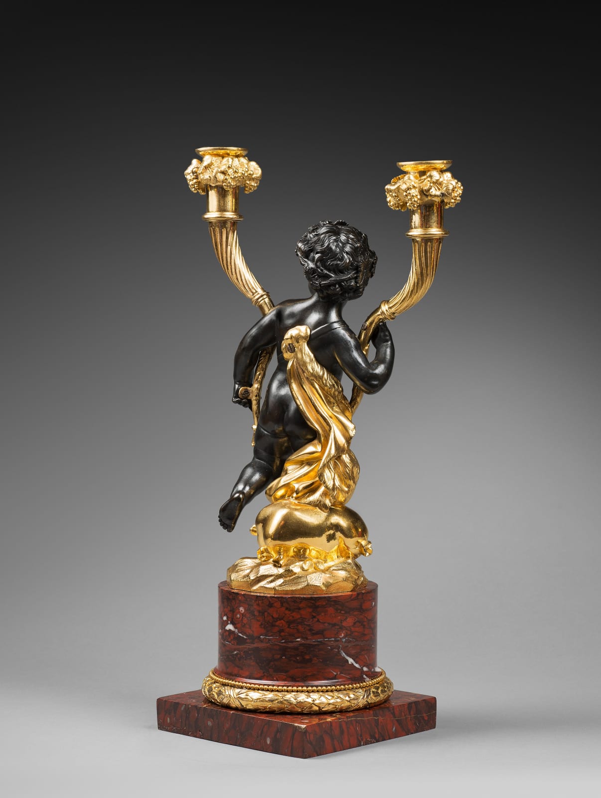 Clodion (attributed to), A pair of Louis XVI figural candelabra, attributed to Clodion, Paris, date circa 1780