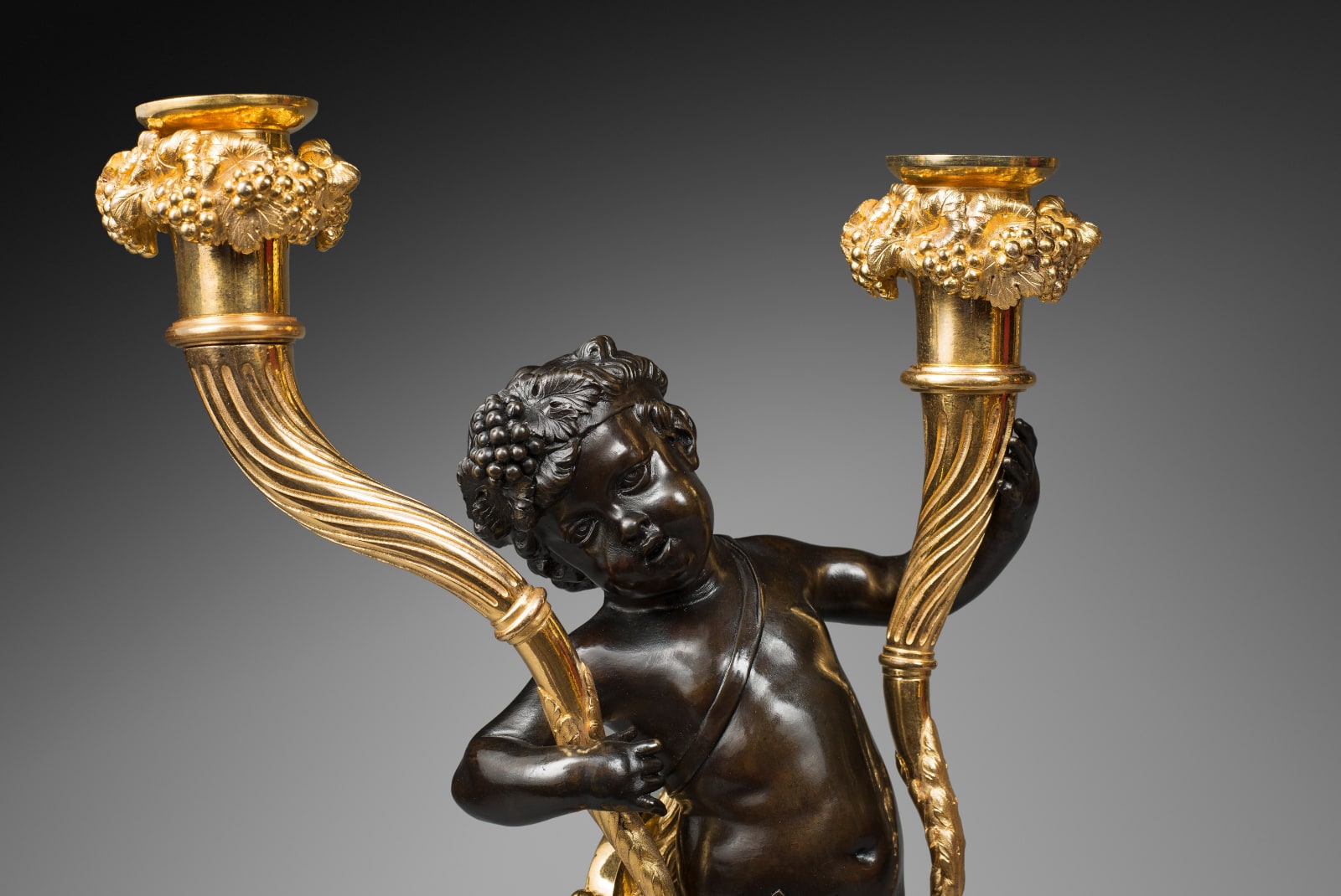 Clodion (attributed to), A pair of Louis XVI figural candelabra, attributed to Clodion, Paris, date circa 1780