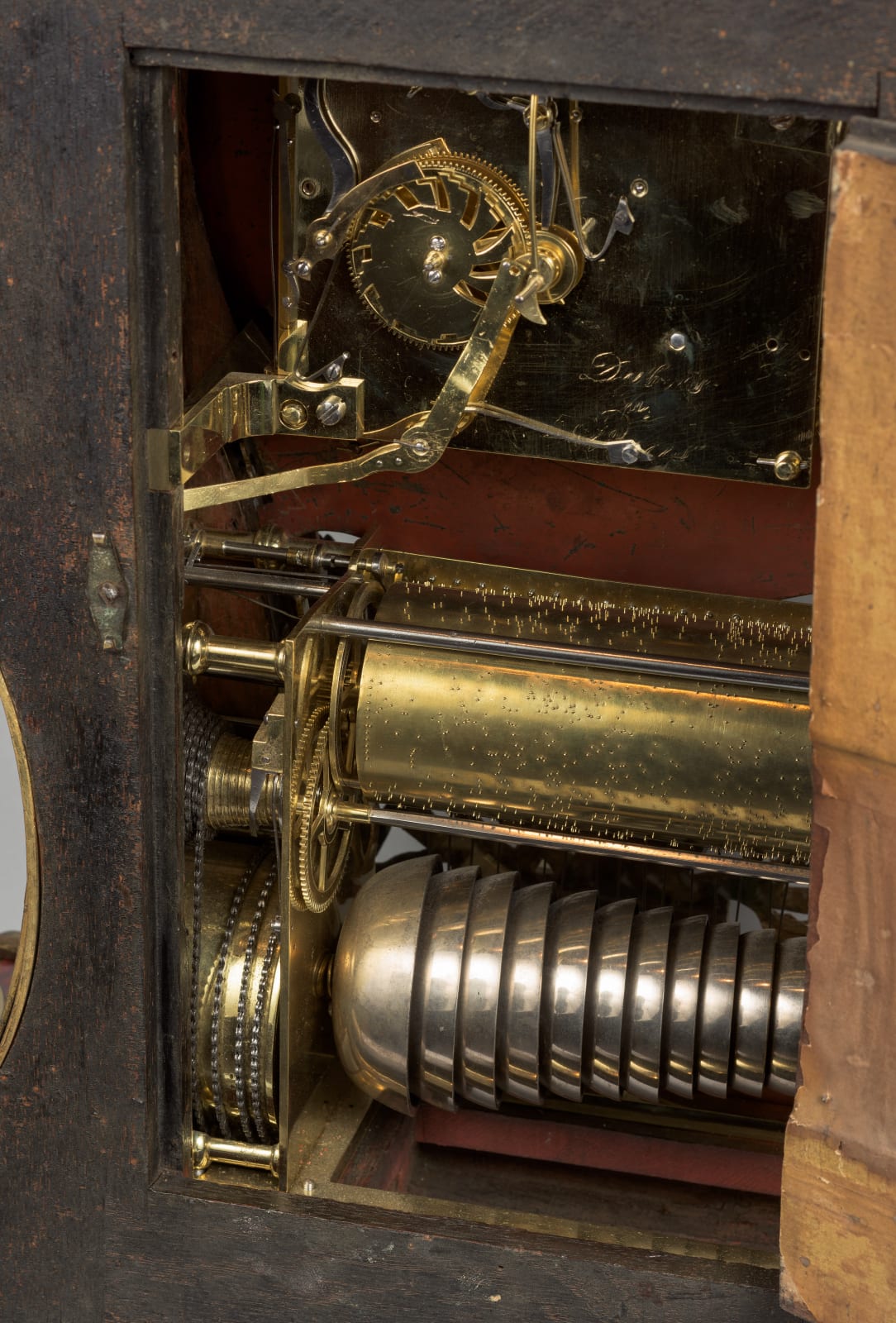 Denis-Frédéric Dubois , A Louis XV musical grand cartel clock with bracket by Denis-Fréderic Dubois, Paris, date circa 1765-70