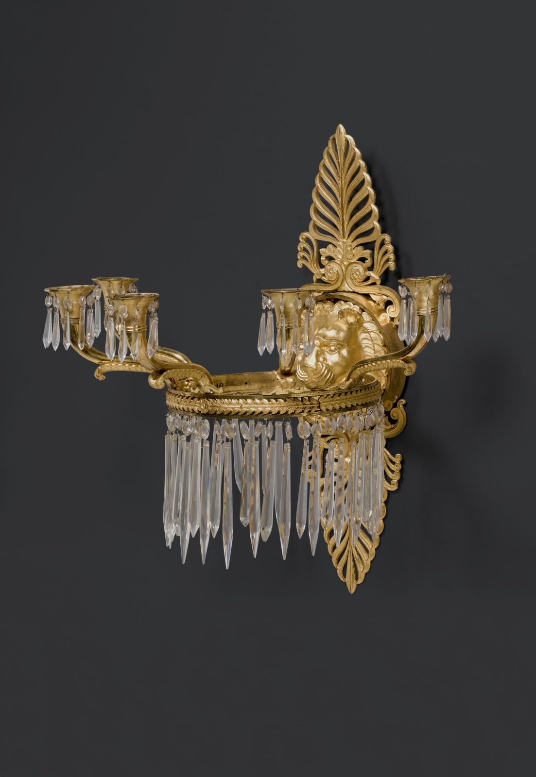 Pierre-Philippe Thomire (attributed to), A pair of Empire five-light wall-lights attributed to Pierre-Philippe Thomire, Paris, date circa 1810-20