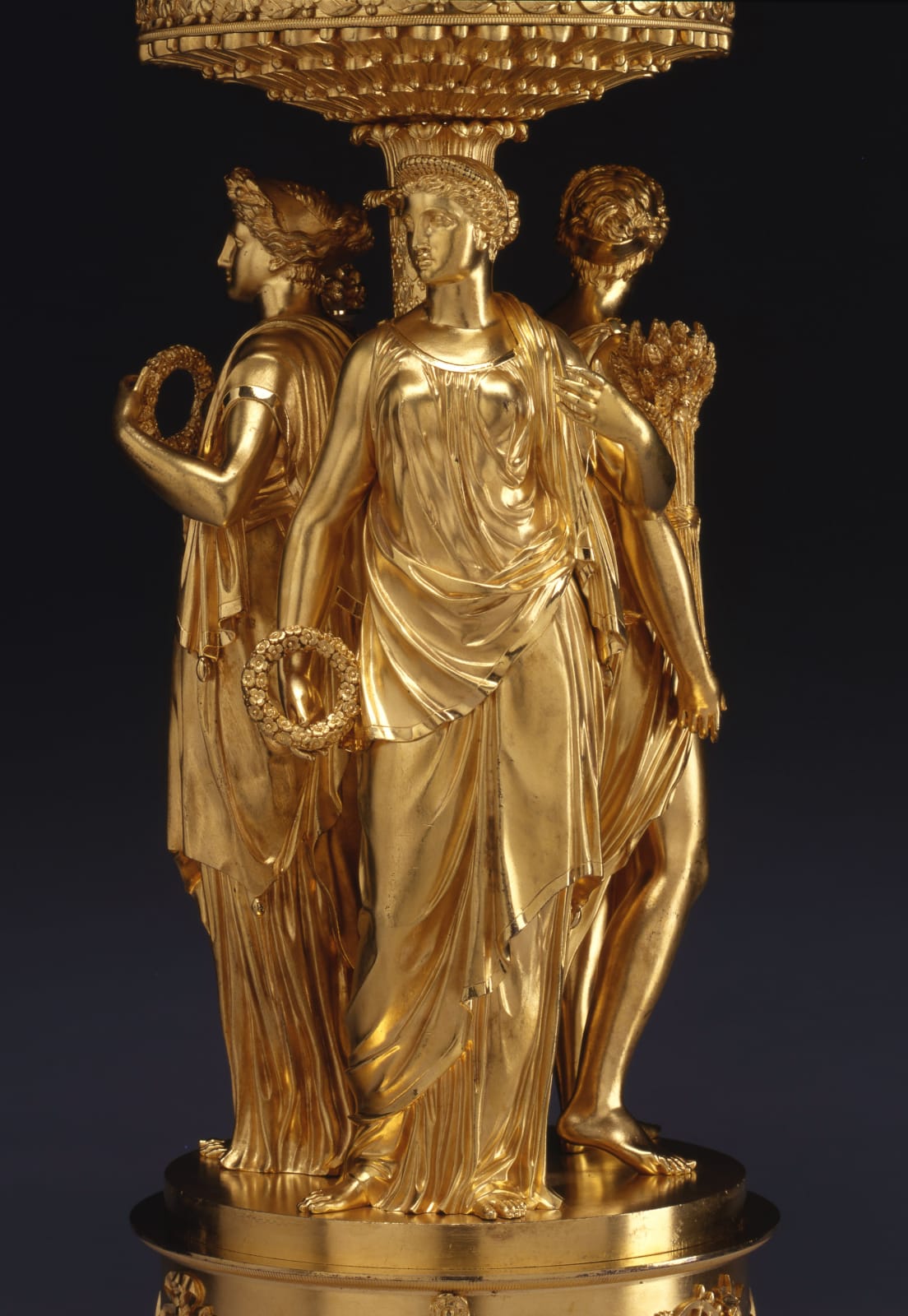 Pierre-Philippe Thomire, An Empire figural centrepiece with detachable nine-light candelabrum by Pierre-Philippe Thomire, Paris, date circa 1810-15