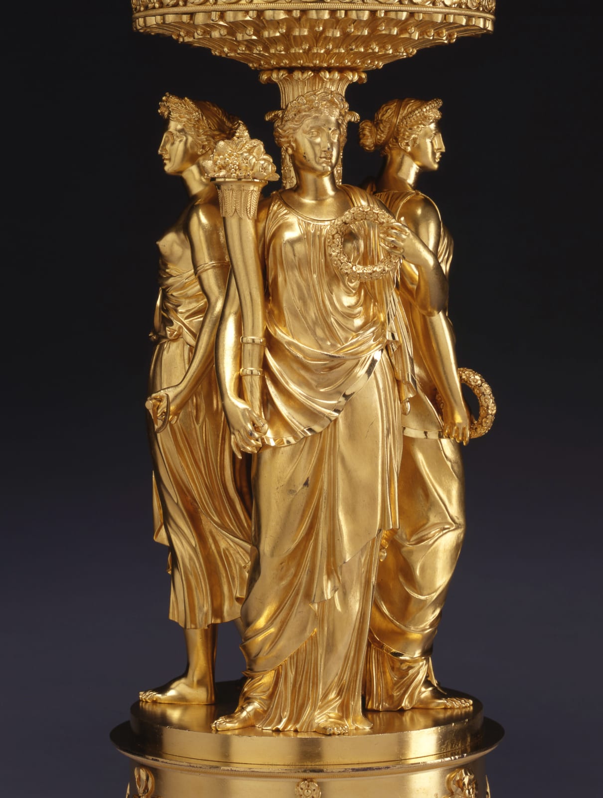 Pierre-Philippe Thomire, An Empire figural centrepiece with detachable nine-light candelabrum by Pierre-Philippe Thomire, Paris, date circa 1810-15