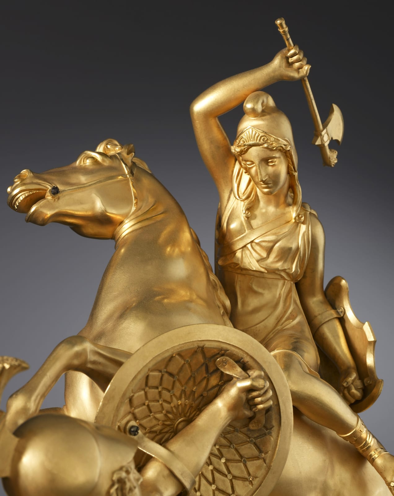 Unknown, An Empire statuette portraying an Amazonomachy scene, Paris, date circa 1815