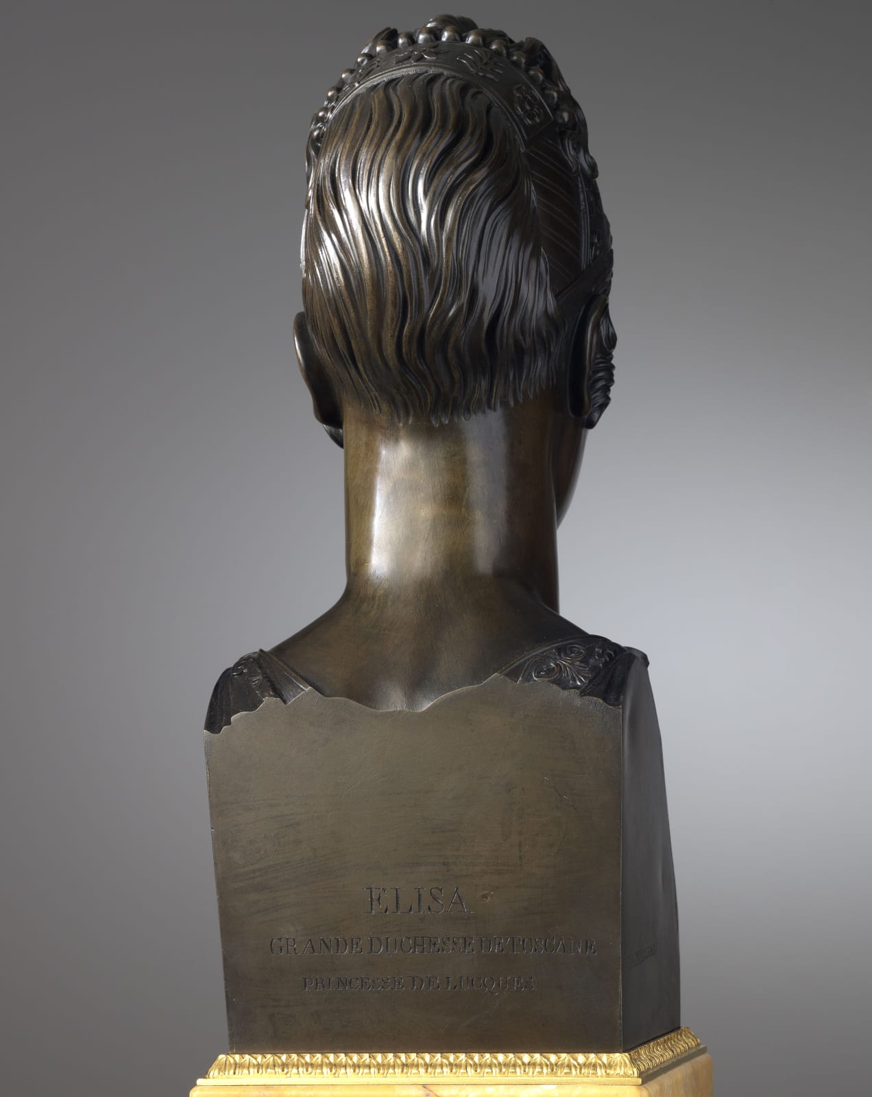 Basile-Charles Le Roy, An Empire mantel clock with movement by Basile-Charles Le Roy and bronze bust by Jacques-Edmé Dumont, Paris, dated 1810