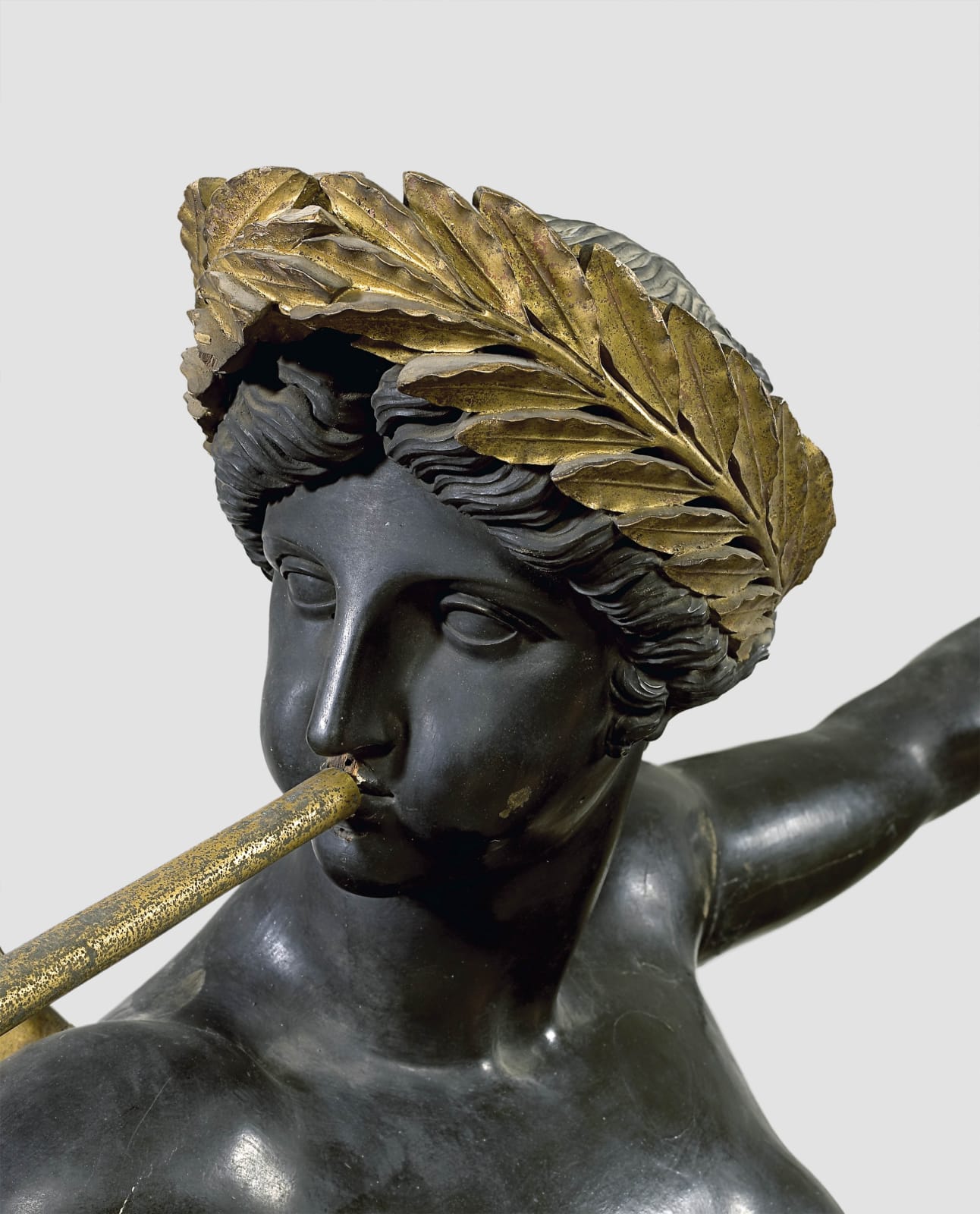 Pierre-Louis-Arnulphe Duguers de Montrosier (after), An Empire winged statue, representing Fame after a design by Pierre-Louis-Arnulphe Duguers de Montrosier, Paris, date 1805