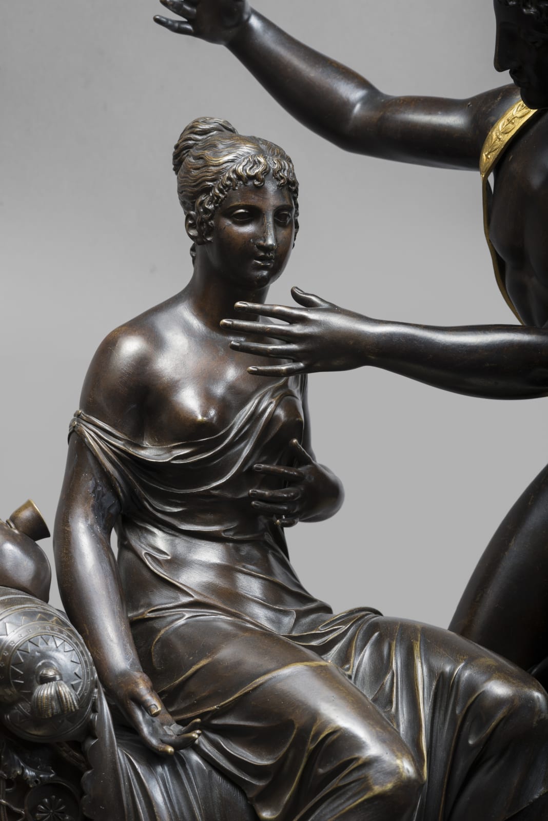 Pierre-Philippe Thomire (attributed to), A Empire clock of eight day duration, movement by Mesnil, case attributed to Pierre-Philippe Thomire, Paris, date circa 1800