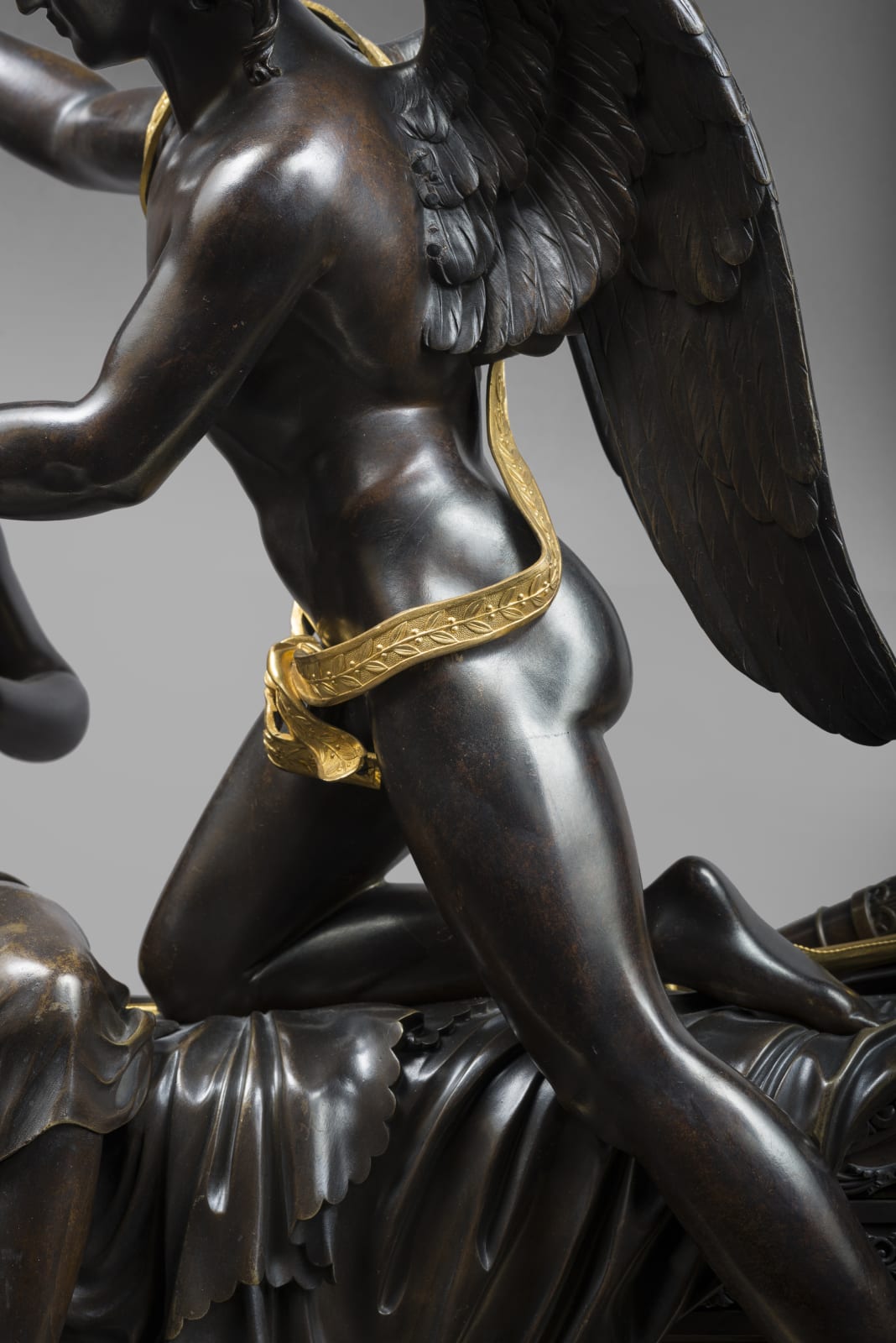 Pierre-Philippe Thomire (attributed to), A Empire clock of eight day duration, movement by Mesnil, case attributed to Pierre-Philippe Thomire, Paris, date circa 1800