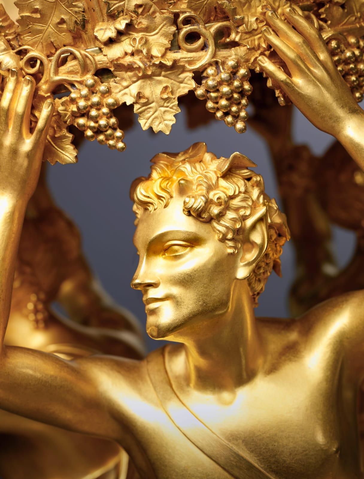 Pierre-Philippe Thomire (attributed to), An Empire gilt bronze figural centrepiece with a detachable twelve-light candelabra ring attributed to Pierre-Philippe Thomire , Paris, date circa 1810-15
