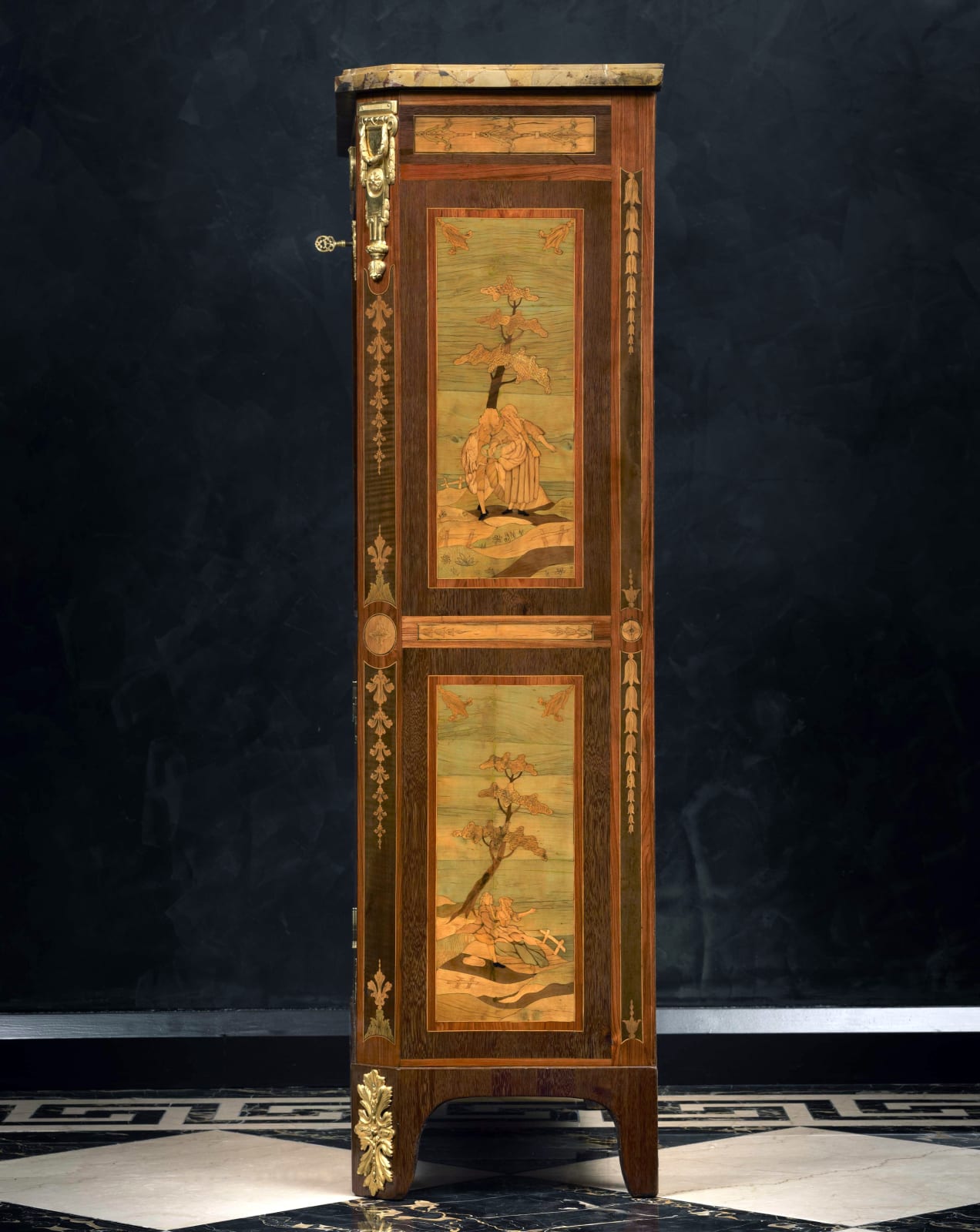 Nicolas Petit , A Louis XVI secrétaire à abattant by Nicolas Petit , Paris, date crca 1775
