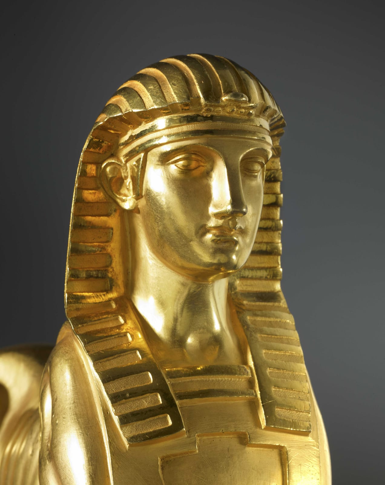 Pierre-Philippe Thomire (attributed to), A Empire chenets attributed to Pierre-Philippe Thomire, Paris, date circa 1805