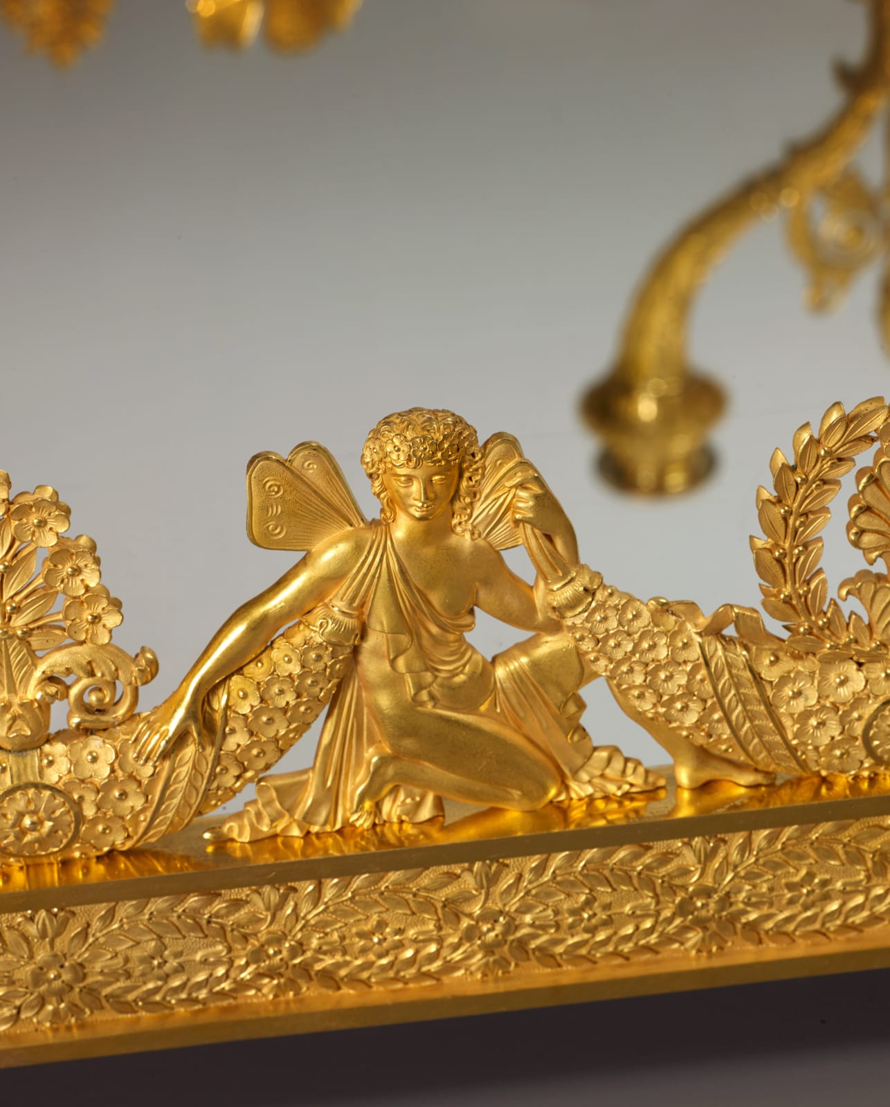 Pierre-Philippe Thomire, An Empire three-piece sixteen-light surtout de table by Pierre-Philippe Thomire, Paris, date circa 1810-20