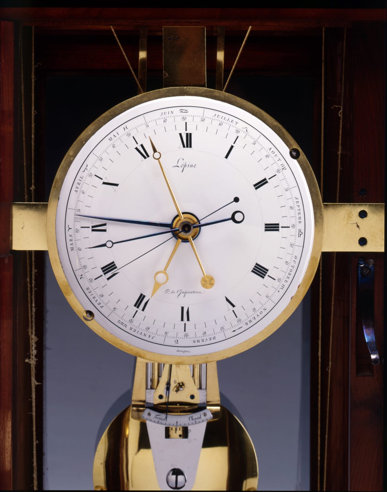Pierre-Claude Lépine (Raguet-), An Empire astronomical precision table regulator by Pierre-Claude Lépine, Paris, date circa 1805-09