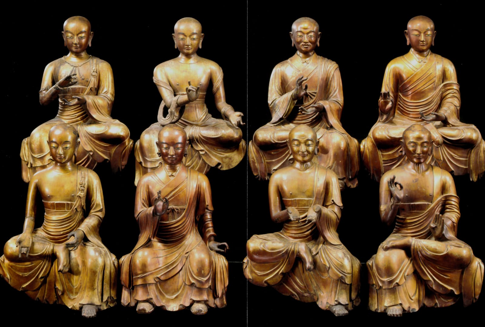 Unknown, A set of sixteen 18th Century Lohan
