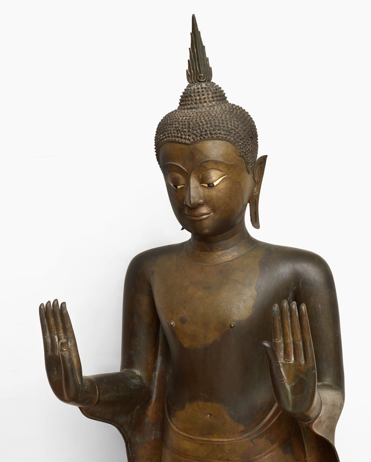 Unknown, A late 17th Century Standing Buddha, Sukohothai Style - Ayutthaya period, Thailand, date circa 1690