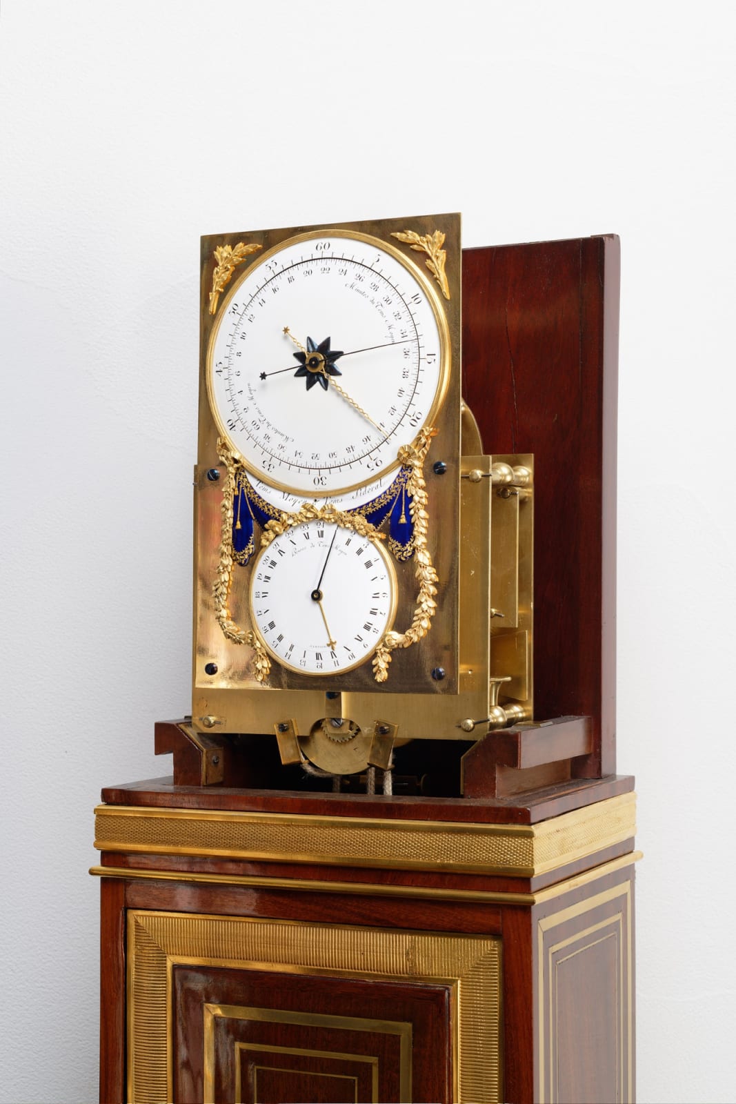 Antide Janvier, A month going longcase regulator with mean and sidereal time by Antide Janvier, No. 215, Paris, dated 1795