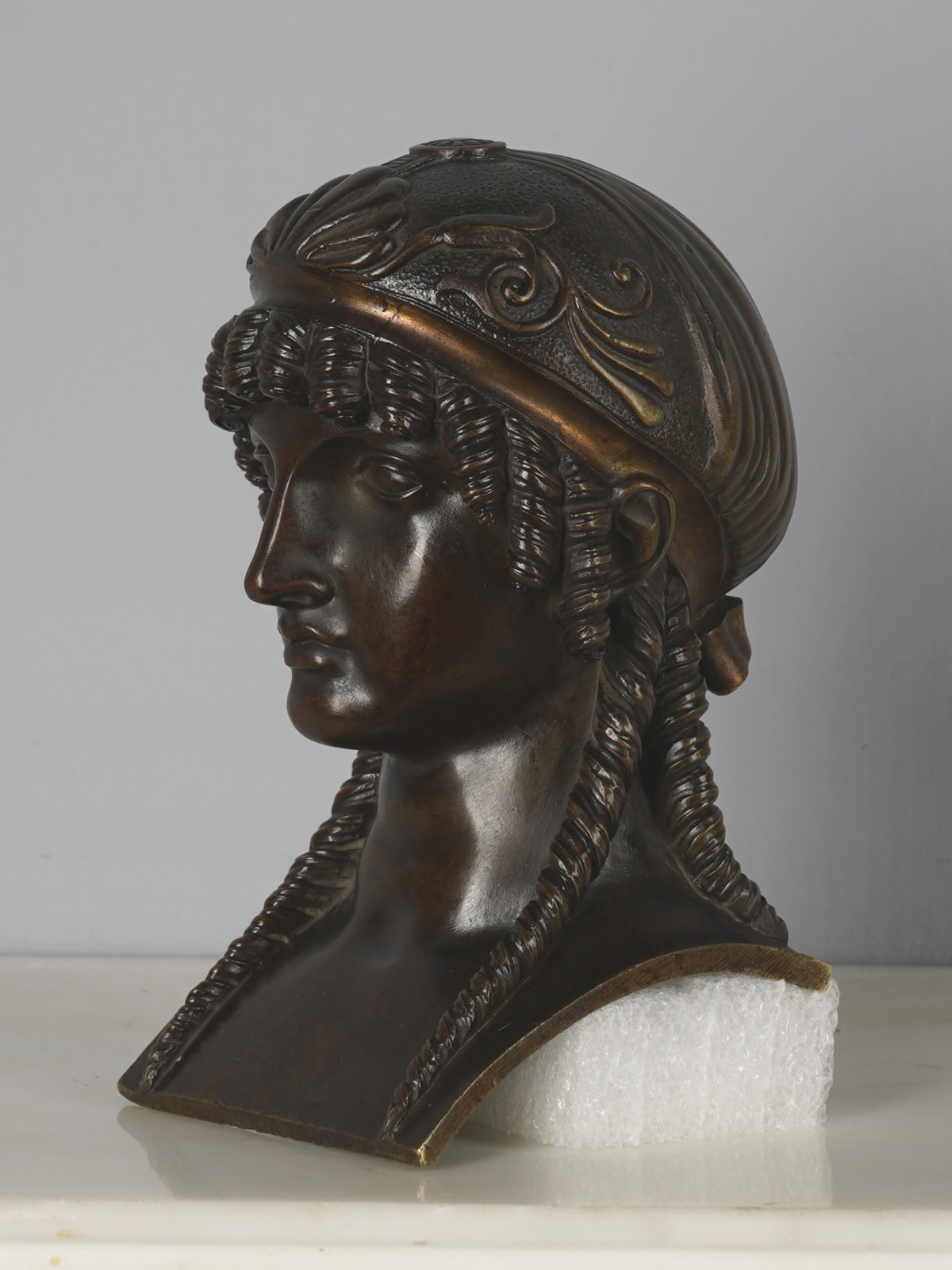 Pierre-Philippe Thomire, (attributed to), An Empire head of a woman, attributed to Pierre-Philippe Thomire, Paris, date circa 1810