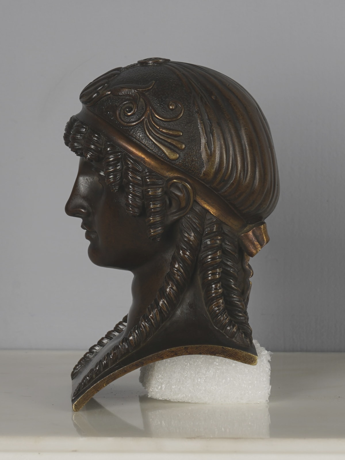 Pierre-Philippe Thomire, (attributed to), An Empire head of a woman, attributed to Pierre-Philippe Thomire, Paris, date circa 1810