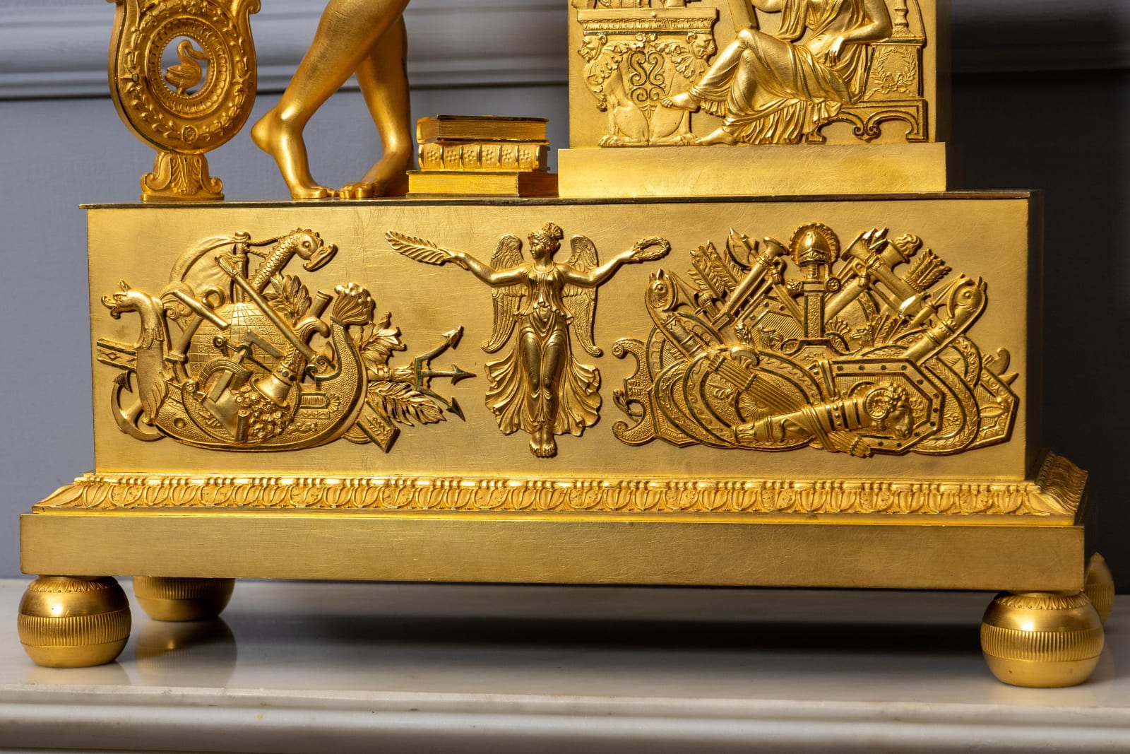 Baltazar, An Empire gilt bronze mantle clock, Paris, date circa 1810