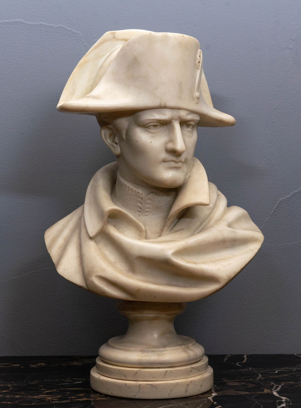A WHITE MARBLE BUST OF NAPOLEON BONAPARTE, Paris, date circa 1810-20