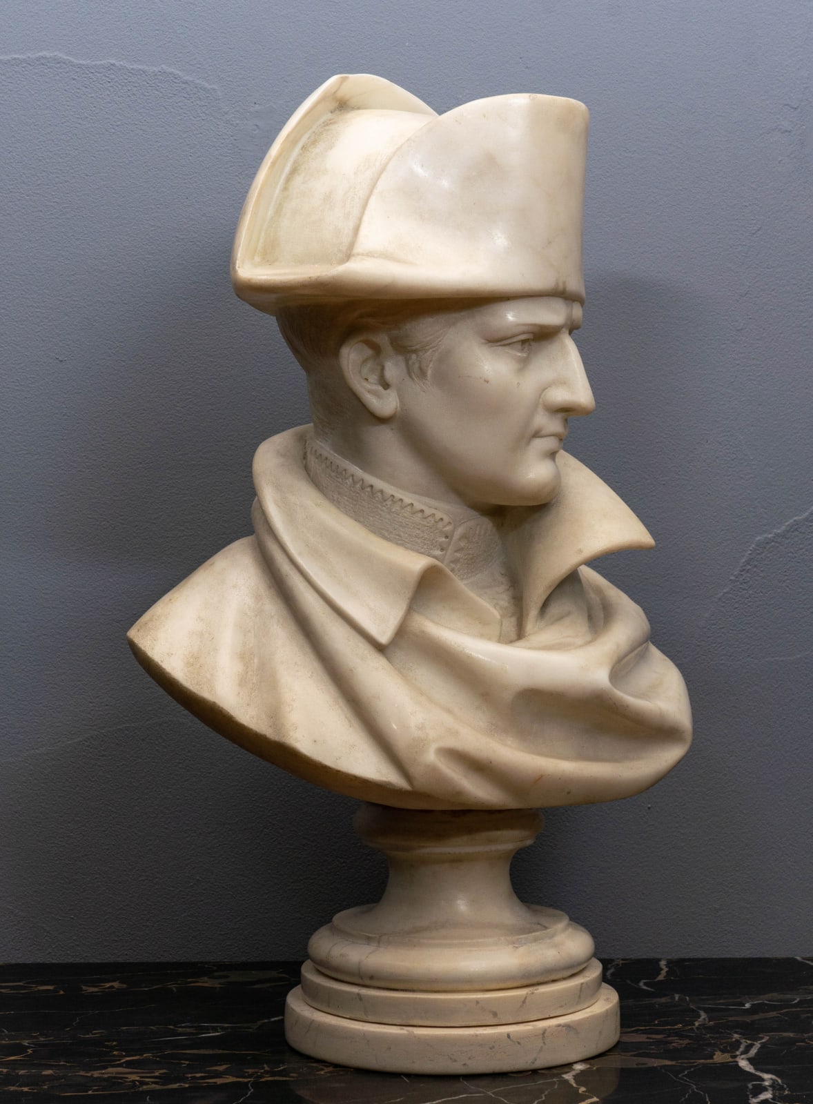 A WHITE MARBLE BUST OF NAPOLEON BONAPARTE, Paris, date circa 1810-20