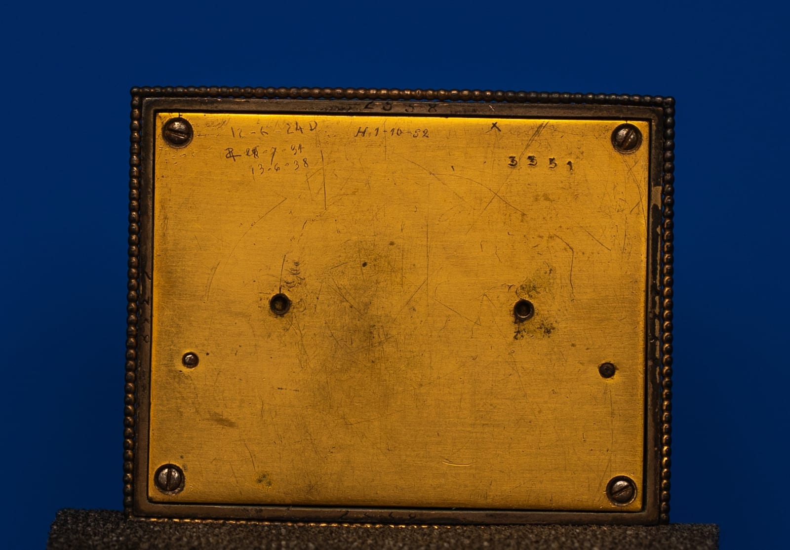 Cartier, AN ART DECO SILVER AND ENAMEL CARTIER TRAVELLING CLOCK, France, most probably Paris, date circa 1910-20