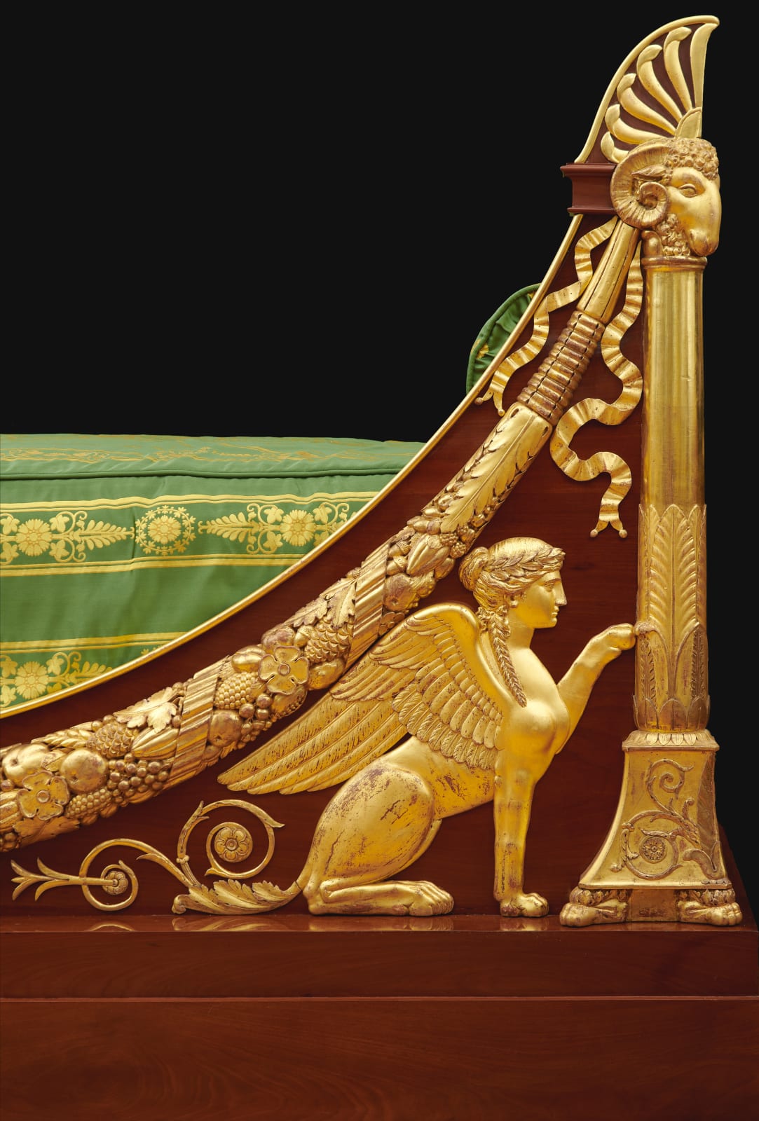 Jacob Frères, A highly important Directoire lit en bateau by Jacob Frères, Paris, date 1800