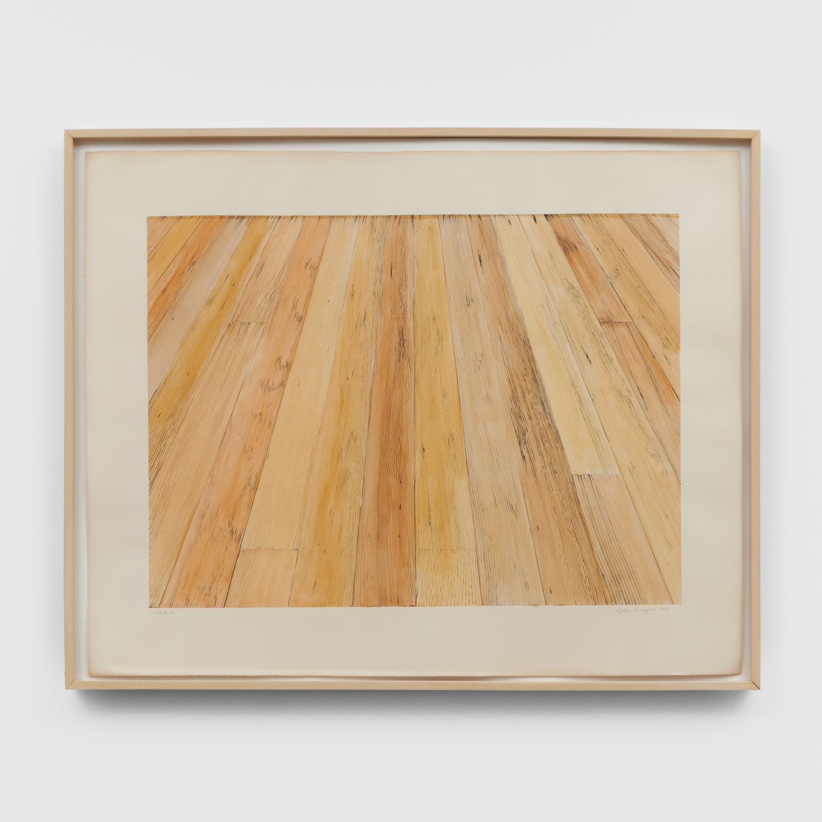 Sylvia Plimack Mangold, Floor I, 1973