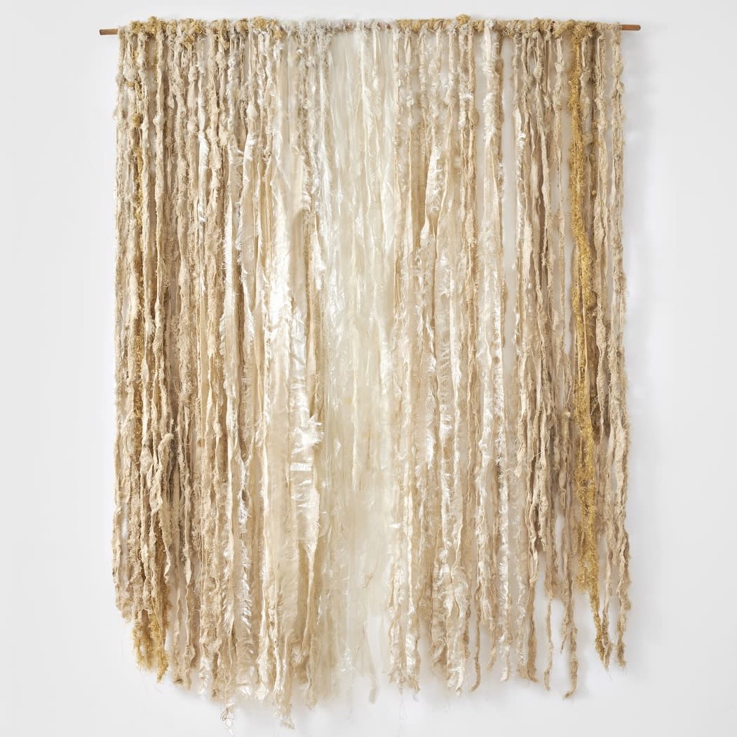 Barbara LEVITTOUX-ŚWIDERSKA, White Fringes [Białe frędzle], 1980s
