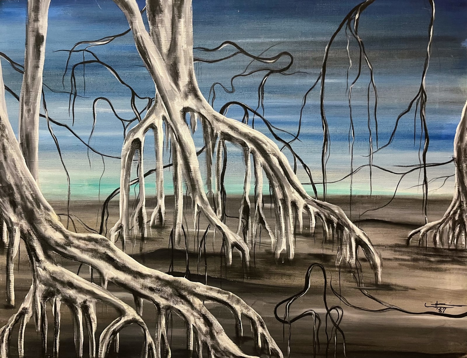 Cossette Zeno, Mangroves, 1987