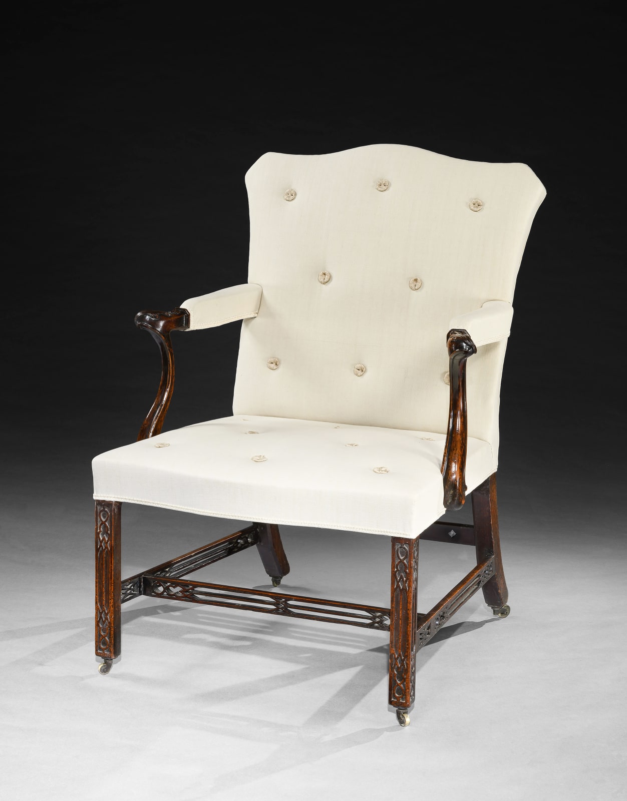 A George III Mahogany armchair, English circa 1765