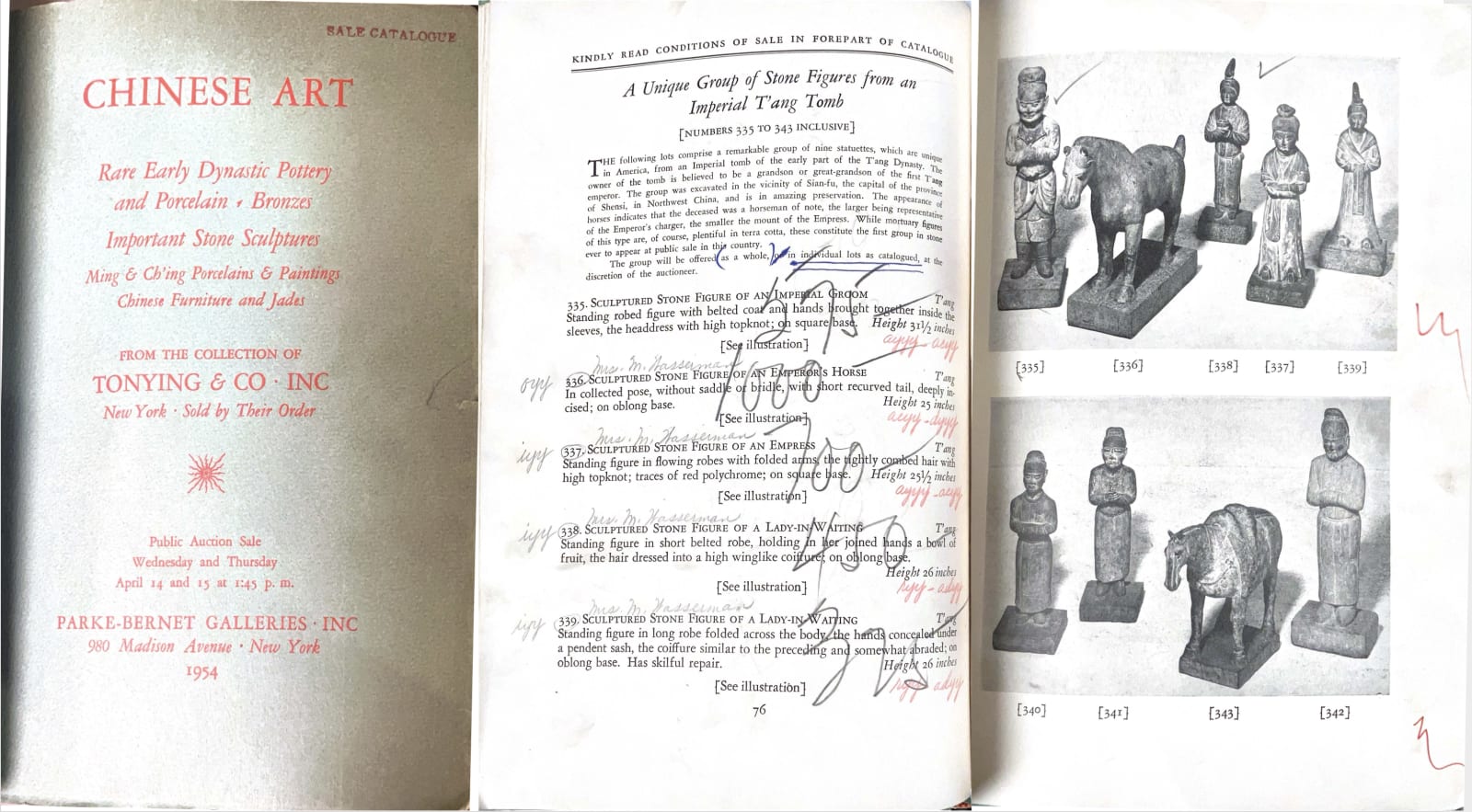 A LIMESTONE FIGURE OF A FEMALE ATTENDANT, CHINA, TANG DYNASTY (618 - 907), 7TH CENTURY