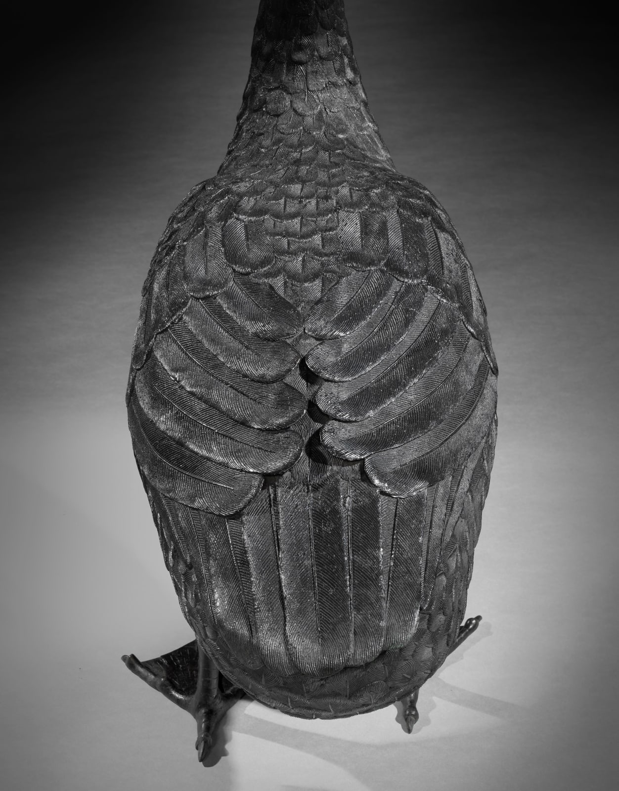 A PAIR OF JAPANESE BRONZE FIGURES OF GEESE, Japanese: Early 19th Century Late Edo Period (1604-1868) - Meiji period (1868 -1912)