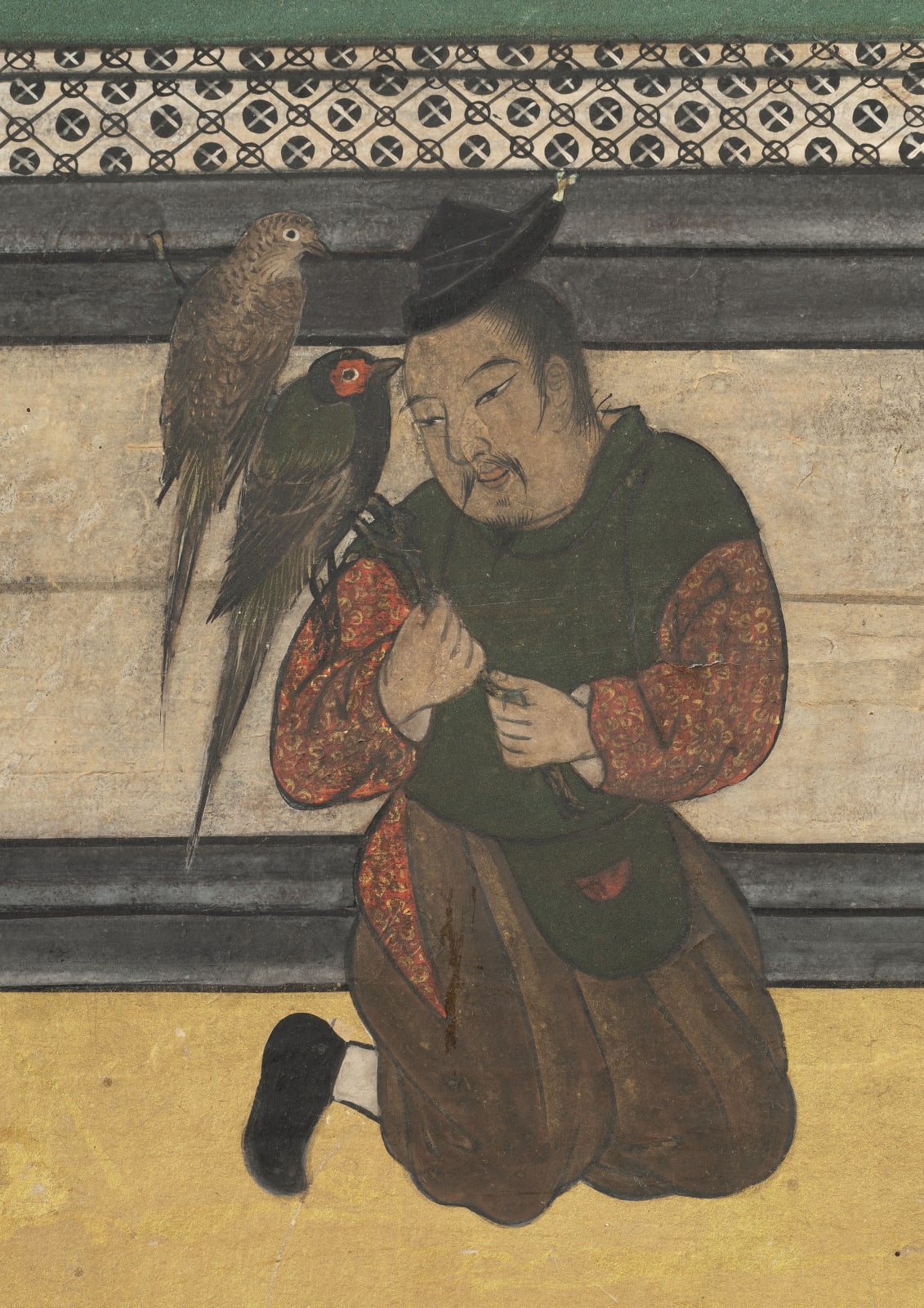 柔らかな質感の PAIR A OF HORSE THE DEPICTING (SCREENS) BYŌBU SIX-FOLD 絵画