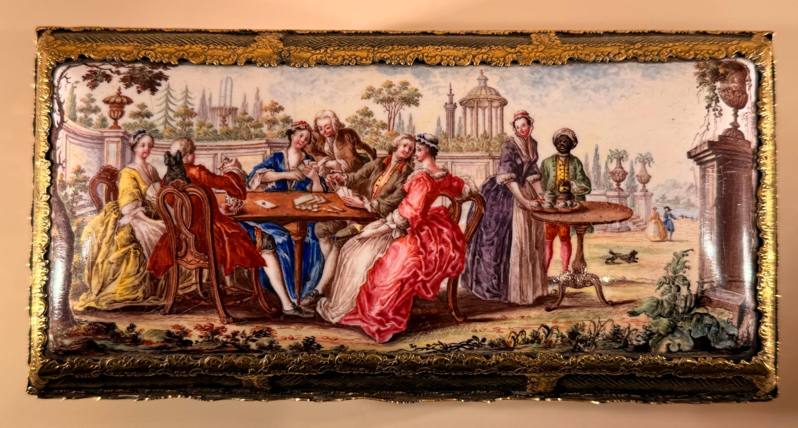 An English Enamel Casket, English, circa 1752-1755