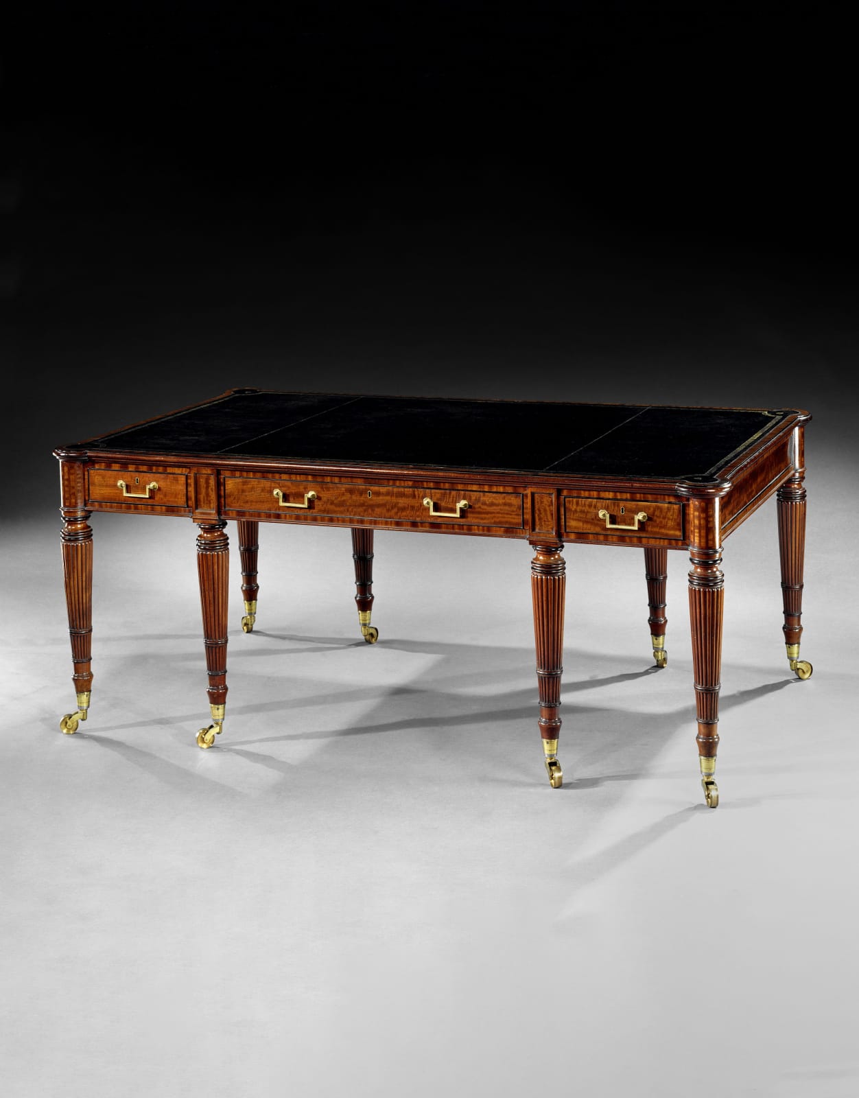 A REGENCY LIBRARY TABLE ATTRIBUTED TO JOHN SYERS, English, circa 1815