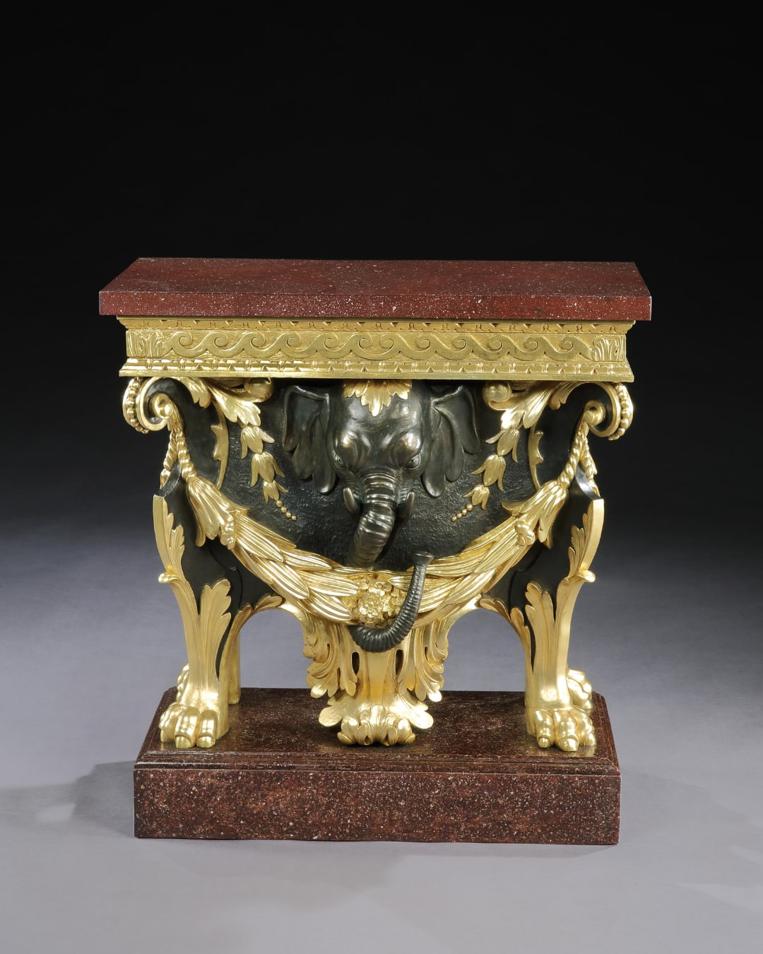 THE HINTON HOUSE ELEPHANT TABLE, English, circa 1735