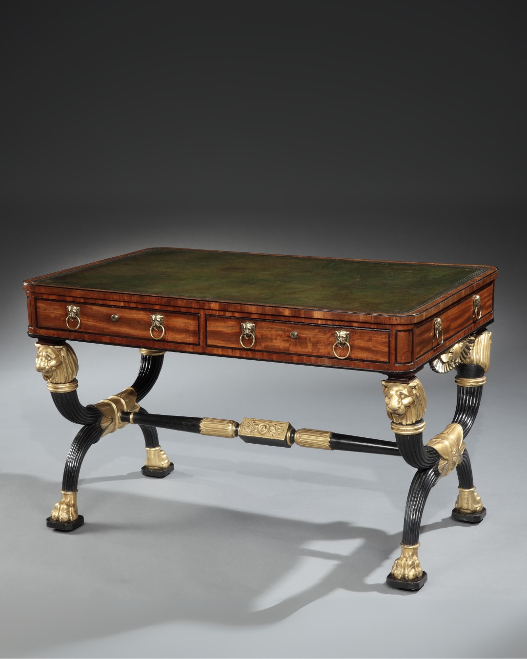 A REGENCY MAHOGANY WRITING TABLE, English, circa 1815