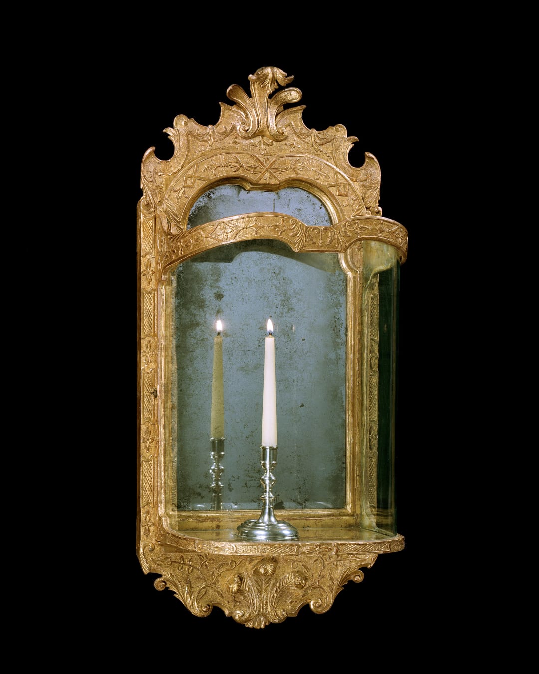 A GEORGE I WALL LANTERN ATTRIBUTED TO JOHN BELCHIER, English, circa 1725